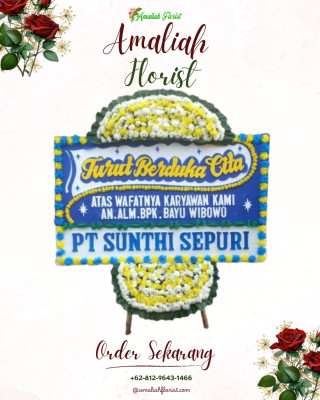 Papan Bunga Duka di Kayan Hilir