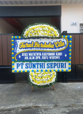 Papan Bunga Duka di Kayan Hilir