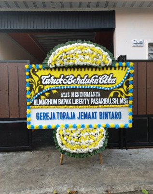Papan Bunga Duka di Kayan Hilir